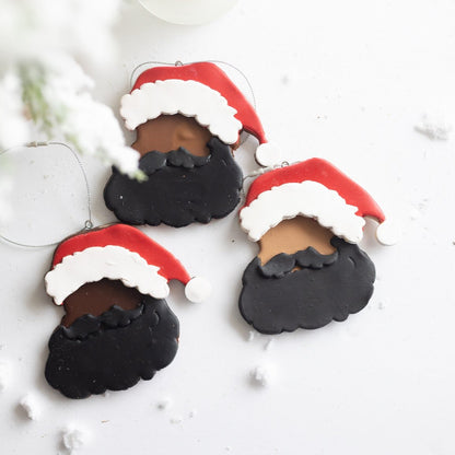 Black Santa Claus Matters- African American Ornament