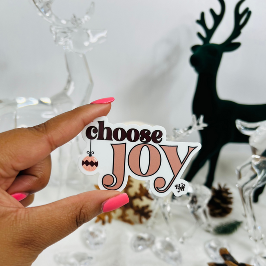 Choose Joy Die Cut Sticker