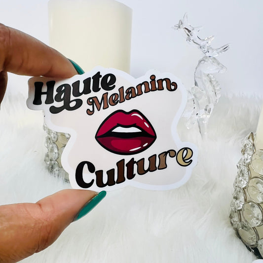 Haute Melanin Culture Sticker