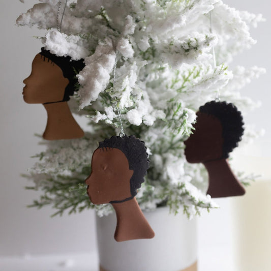 Slay Queen- African American Ornament