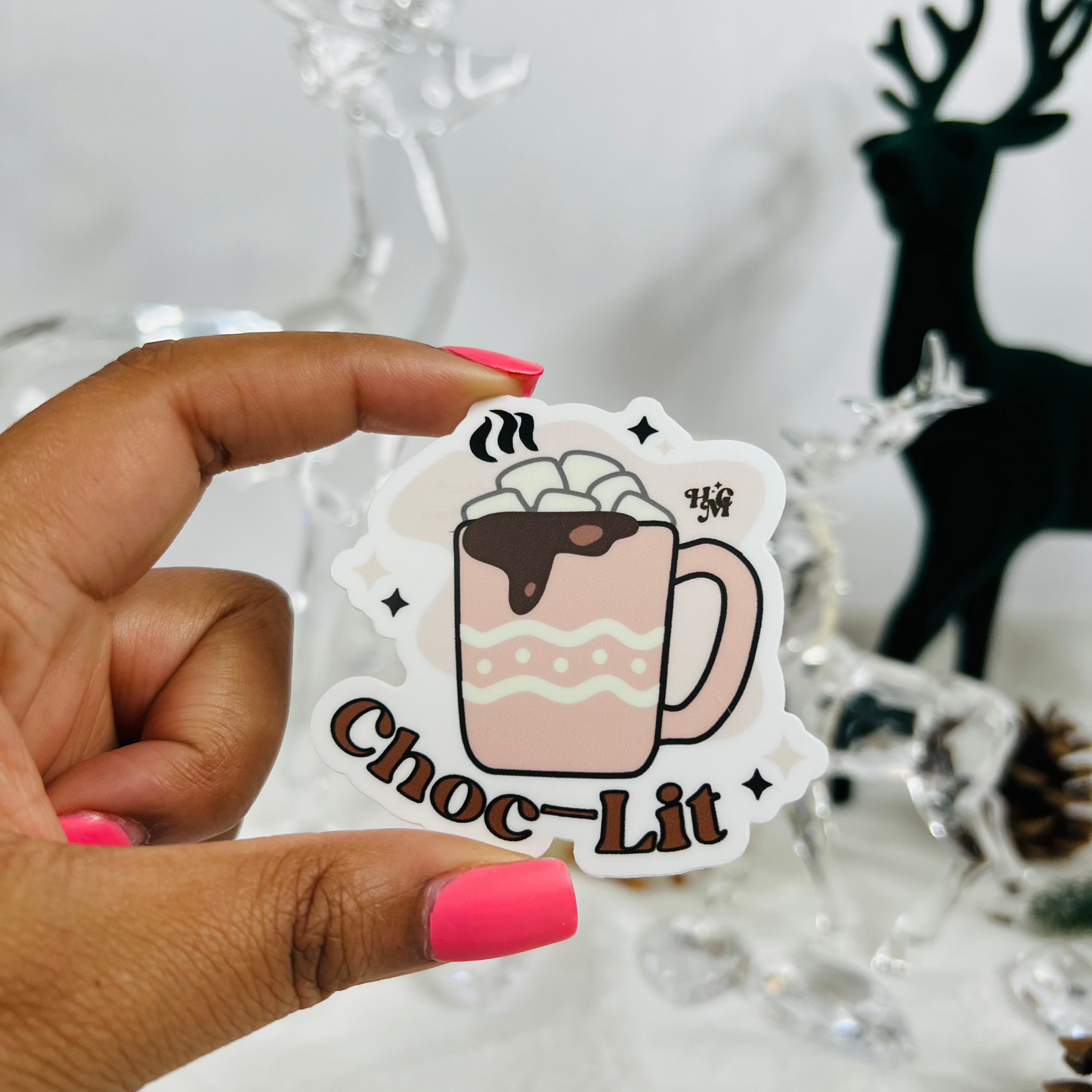 Choc-Lit Mug Sticker